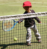 テニスと子供